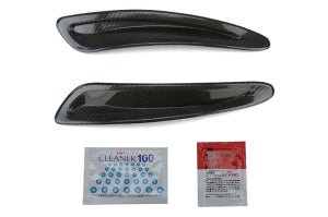 OLM LE Carbon Fiber Hood Duct Covers (MK5 Supra) - OLM