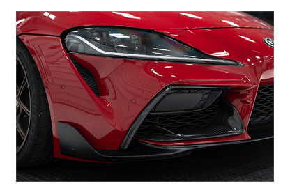 OLM LE Dry Carbon Fiber Front Side Bumper Covers (MK5 Supra) - OLM