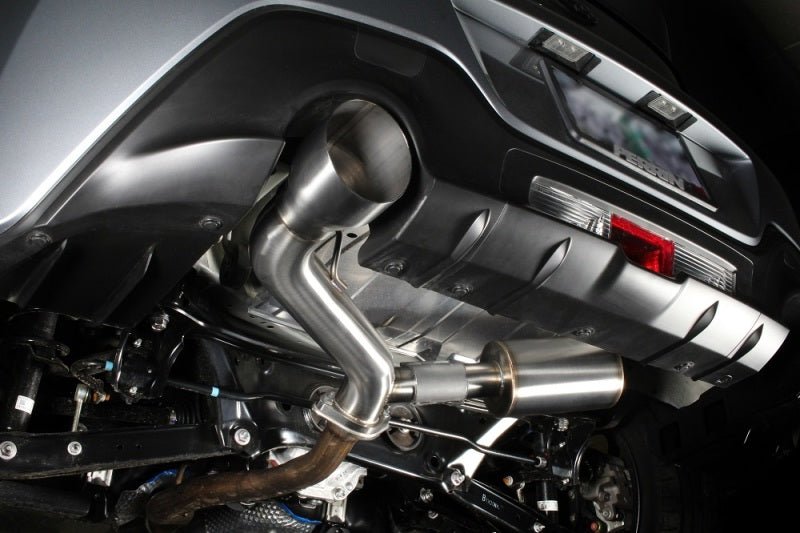 Perrin Axle Back Exhaust SS (Single Side Exit w/Helmholtz Chamber) (2022 BRZ/GR86) - Perrin Performance