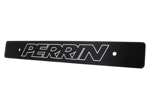 Perrin Black License Plate Delete Panel (06+ WRX/STi) - Perrin Performance