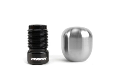 Perrin Manual Brushed Barrel 1.85in Stainless Steel Shift Knob (BRZ/GR86) - Perrin Performance