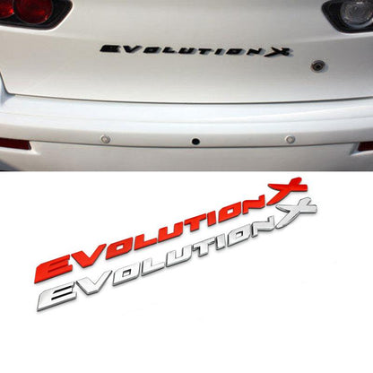 "Evolution X" 3D Trunk Badge (Evo X) - JD Customs U.S.A