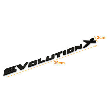 "Evolution X" 3D Trunk Badge (Evo X) - JD Customs U.S.A