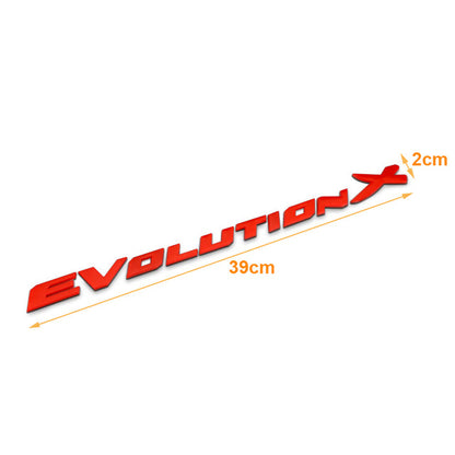 "Evolution X" 3D Trunk Badge (Evo X) - JD Customs U.S.A