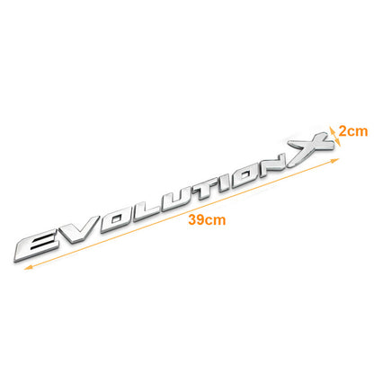 "Evolution X" 3D Trunk Badge (Evo X) - JD Customs U.S.A