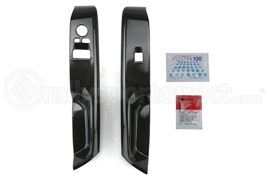 OLM LE Dry Carbon Fiber Door Switch Panel Cover Set (MK5 Supra)
