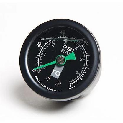 Medidor de presión de combustible de radio 0-100 psi (universal)