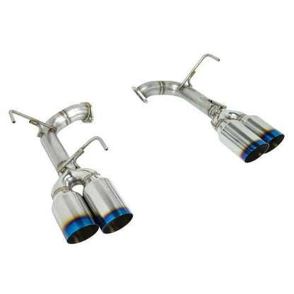 Remark Axleback Muffler Deletes (Quad 4" Tips) (15+ WRX STi) - Remark