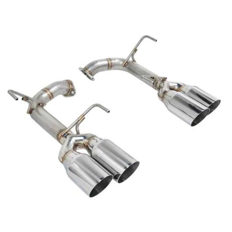 Remark Axleback Muffler Deletes w/ Quad 4.0" Tips (15 - 21 Subaru WRX/STI) - Remark