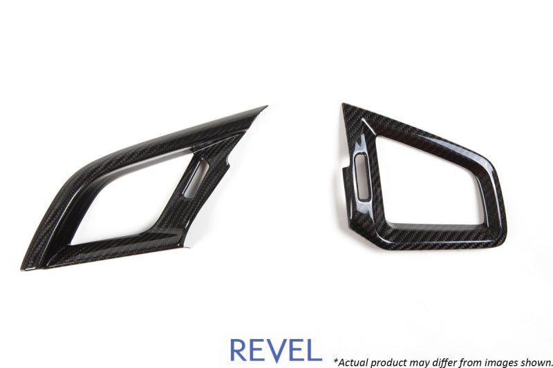 Revel GT Dry Carbon A/C Vent Covers - 2 Pieces (16 - 21 Honda Civic) - Revel