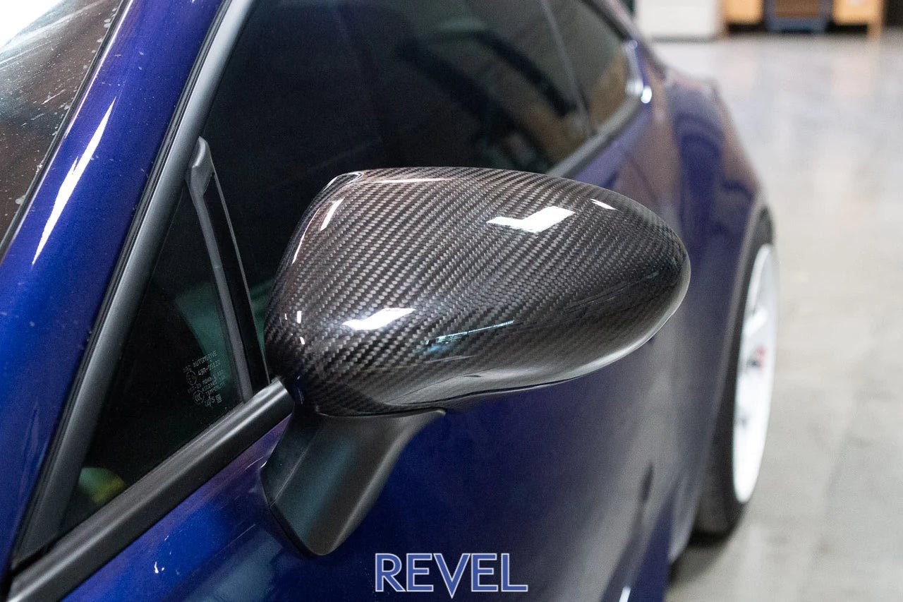 Revel GT Dry Carbon Carbon Mirror Covers - 2 Pieces (22+ GR86/BRZ) - Revel