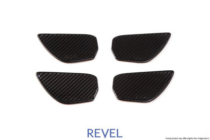 Revel GT Dry Carbon Door Trim Inner Handles (16 - 21 Civic) - Revel