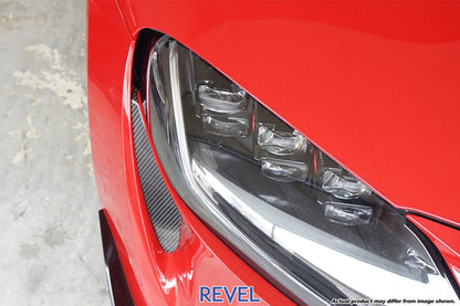 Revel GT Dry Carbon Front Fog Lamp Cover - 2 Pieces (MK5 Supra) - Revel