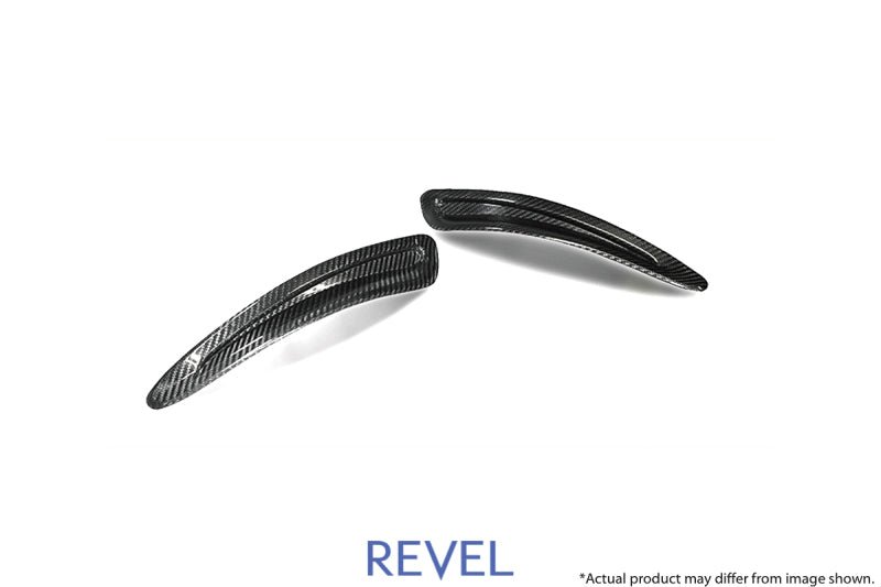 Revel GT Dry Carbon Hood Duct Cover - 2 Pieces (MK5 Supra) - Revel