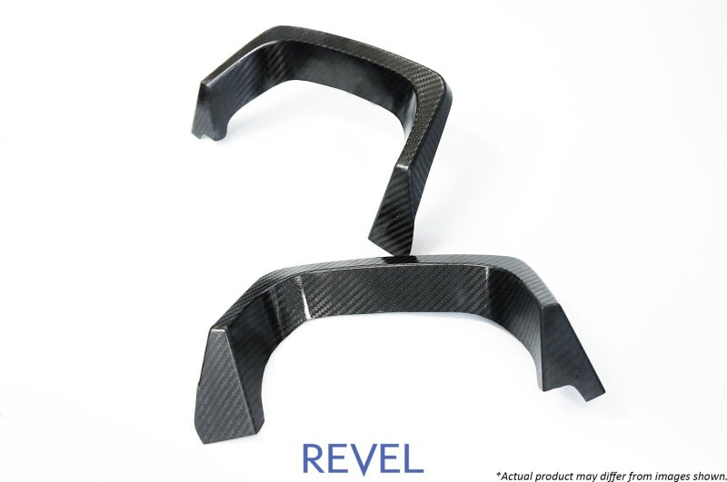 Revel GT Dry Carbon Muffler Garnish - 2 Pieces (15 - 21 WRX/STI) - Revel