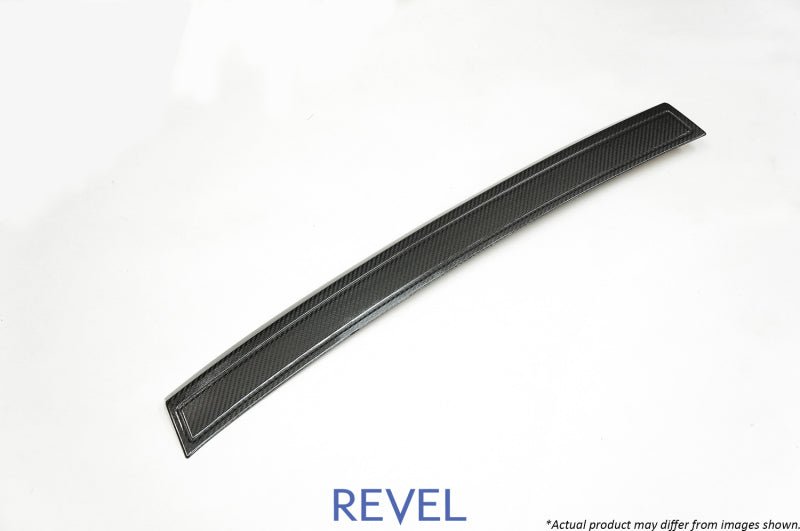 Revel GT Dry Carbon Rear Bumper Applique - 1 Piece (15 - 21 WRX/STI) - Revel