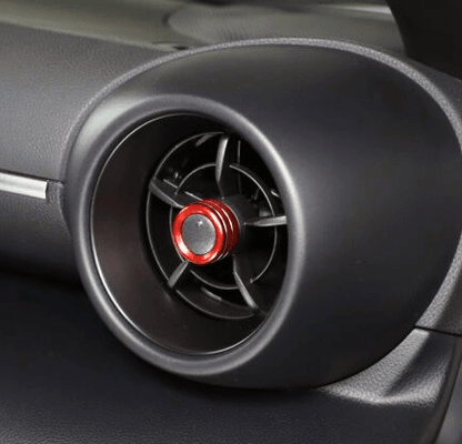 Rexpeed Alloy Audio Volume and AC Knob Cover (22+ GR86/BRZ) - Rexpeed