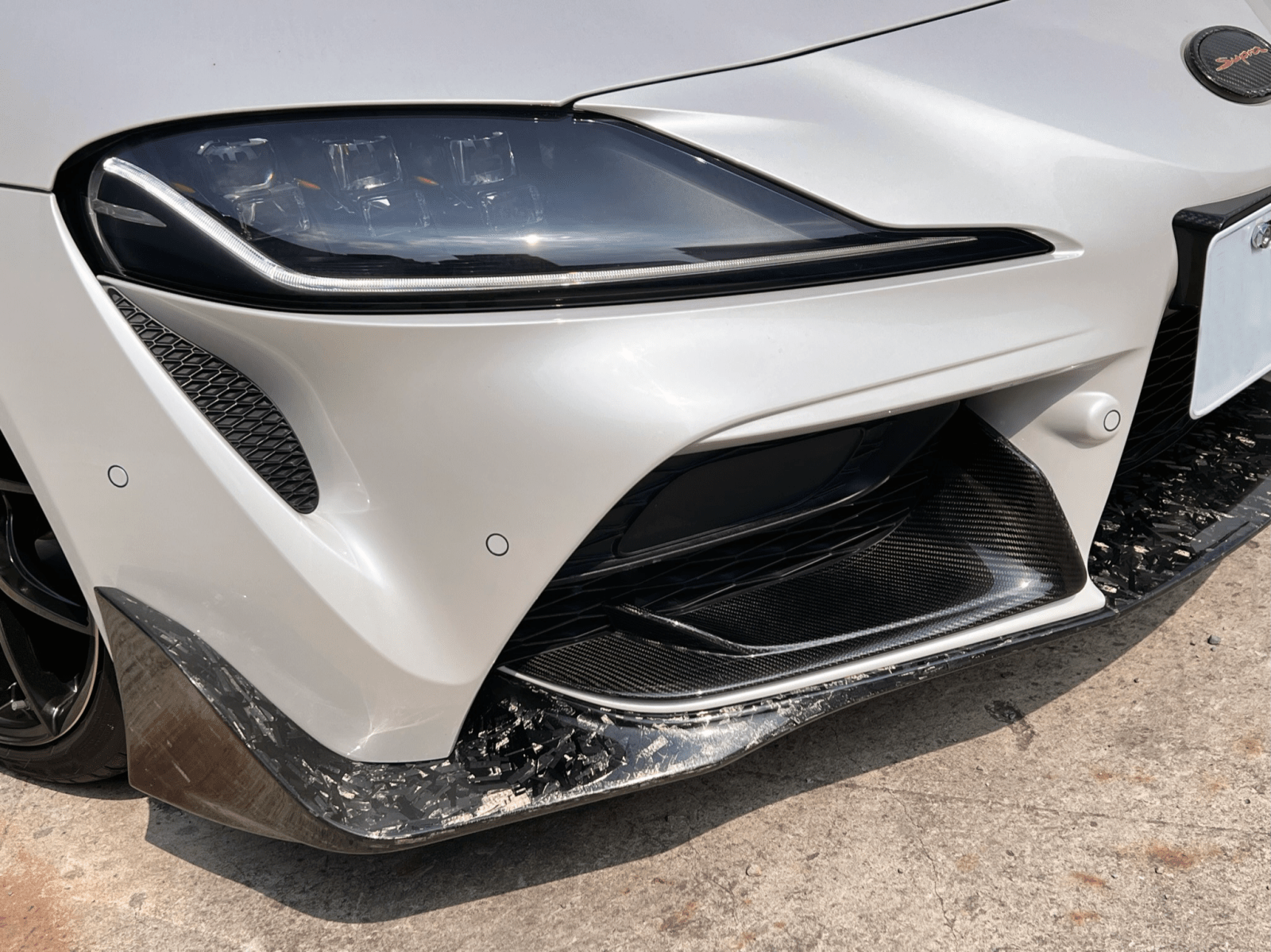 Rexpeed Carbon Lower Front Bumper Covers (MK5 Supra) - Rexpeed