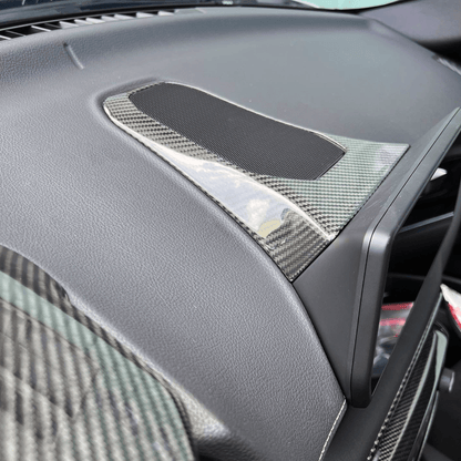 Rexpeed Dry Carbon Center Speaker Cover (MK5 Supra) - Rexpeed