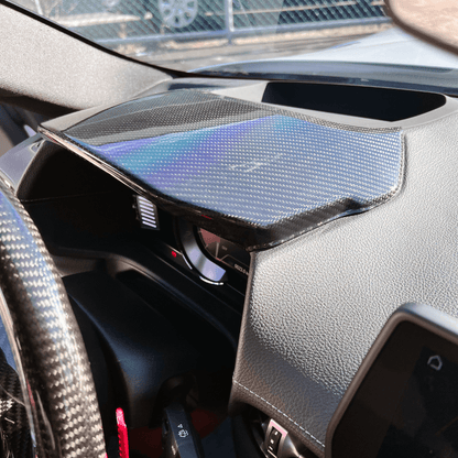 Rexpeed Dry Carbon Fiber Cluster Cover (MK5 Supra) - Rexpeed