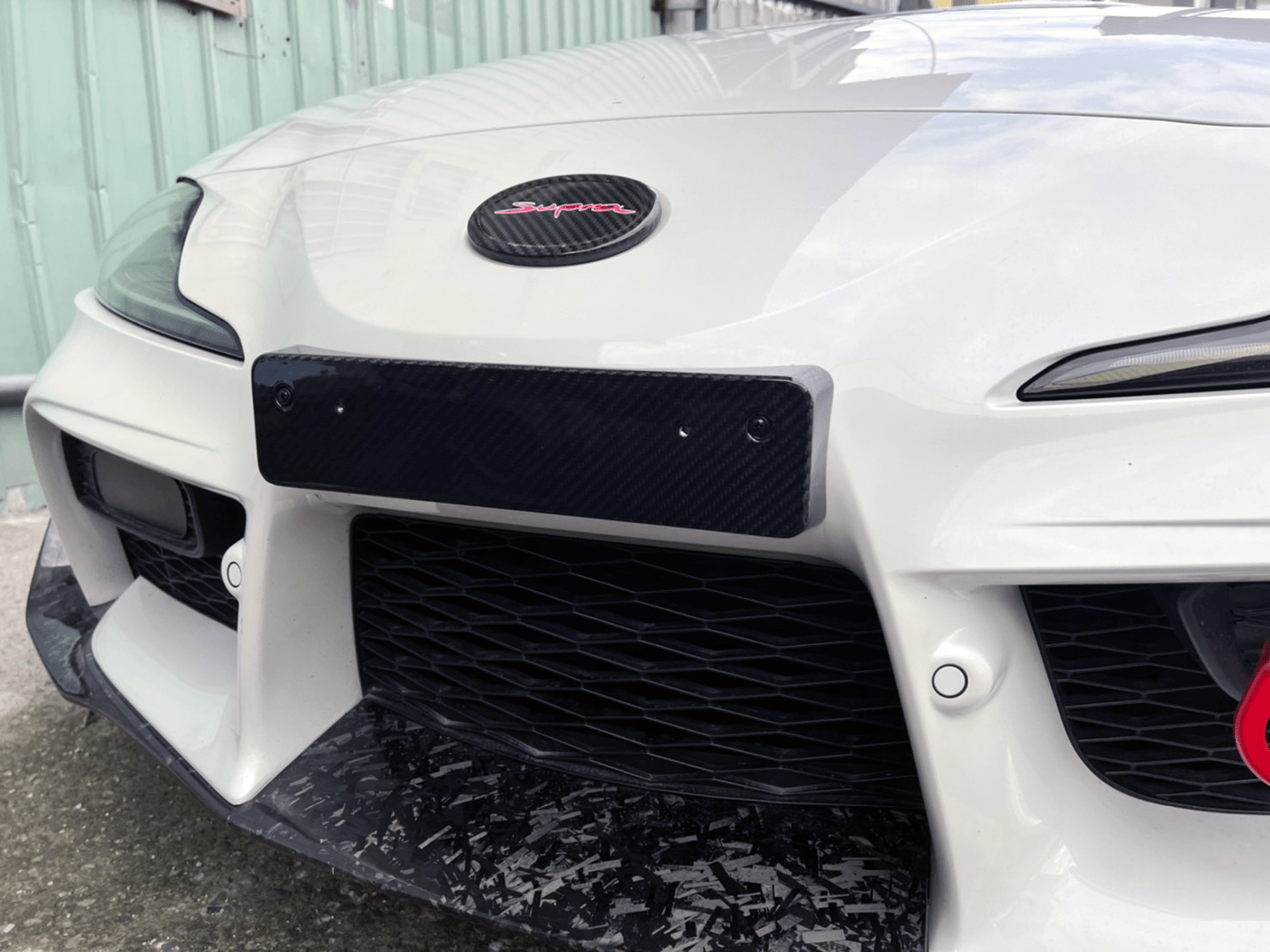 Rexpeed Dry Carbon Fiber License Plate Bracket (MK5 Supra) - Rexpeed