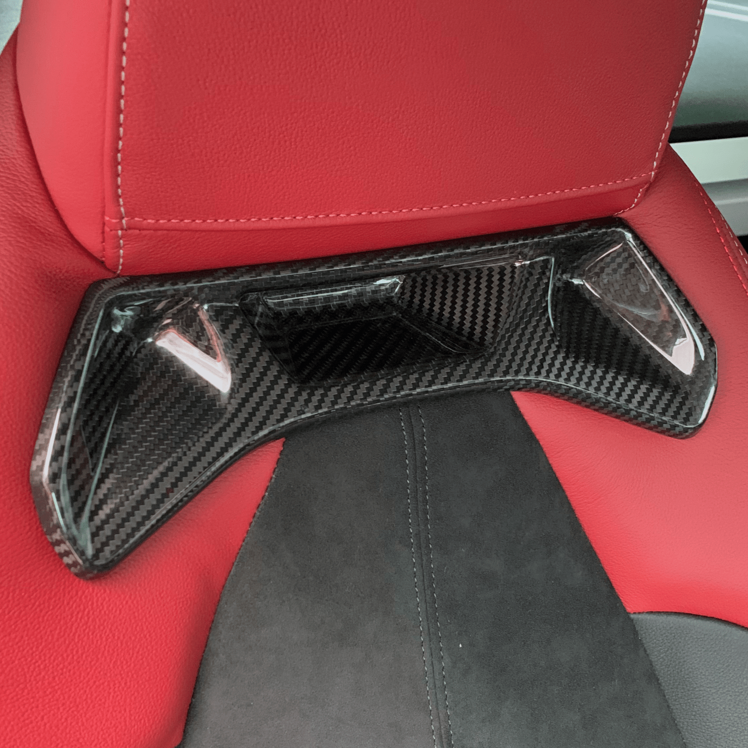 Rexpeed Dry Carbon Seat Delete Insert Cover Set (MK5 Supra) - Rexpeed