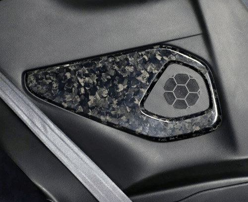 Rexpeed Dry Carbon/Forged Rear Door Speaker Panel Cover (22+ GR86/BRZ) - Rexpeed