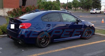 Rexpeed Duckbill Trunk Spoiler w/Carbon Strip (15 - 20 WRX/STI) - Rexpeed