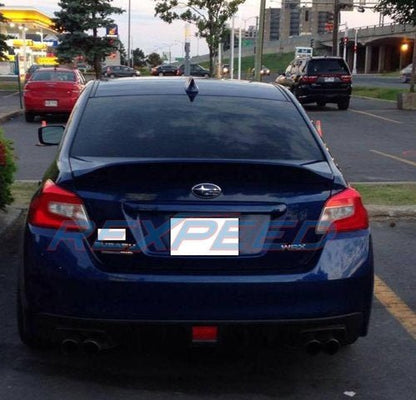 Rexpeed Duckbill Trunk Spoiler w/Carbon Strip (15 - 20 WRX/STI) - Rexpeed