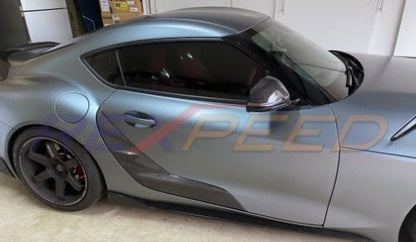 Rexpeed V1 Carbon Fiber Side Door Garnish (MK5 Supra) - Rexpeed