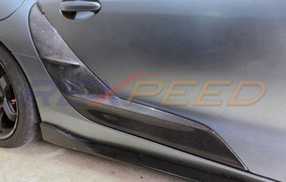 Rexpeed V1 Carbon Fiber Side Door Garnish (MK5 Supra) - Rexpeed