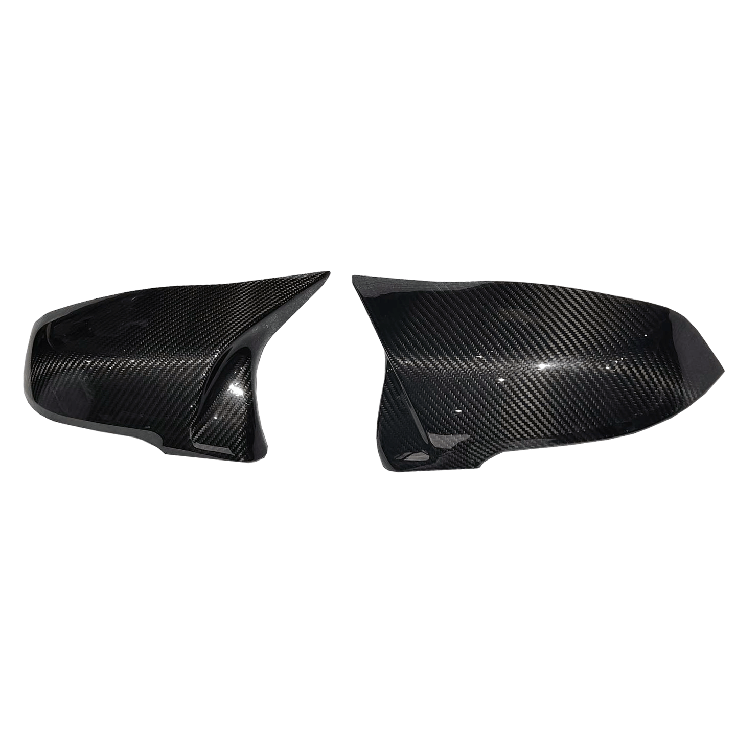 Rexpeed V9 Carbon Fiber Mirror Cap Full Replacements (MK5 Supra) - Rexpeed