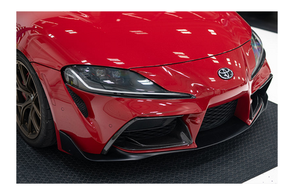 OLM LE Dry Carbon Fiber Lower Front Bumper Covers (MK5 Supra) - OLM