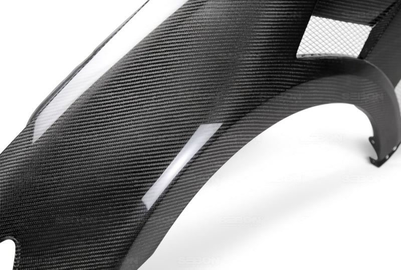 Seibon 10mm Wider Carbon Fiber Fenders (14 - 15 Lexus IS250/350) - Seibon