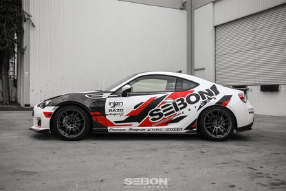 Seibon 10mm Wider Carbon Fiber Fenders (Pair) (BRZ/FRS/86) - Seibon