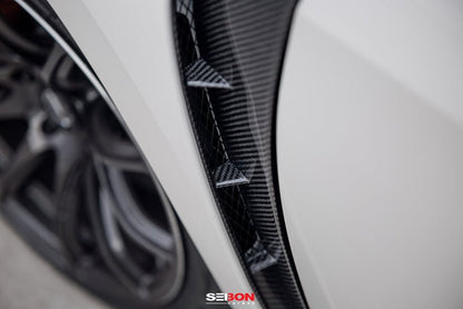 Seibon Carbon Fiber Fender Ducts (17 - 21 Civic Type - R) - Seibon