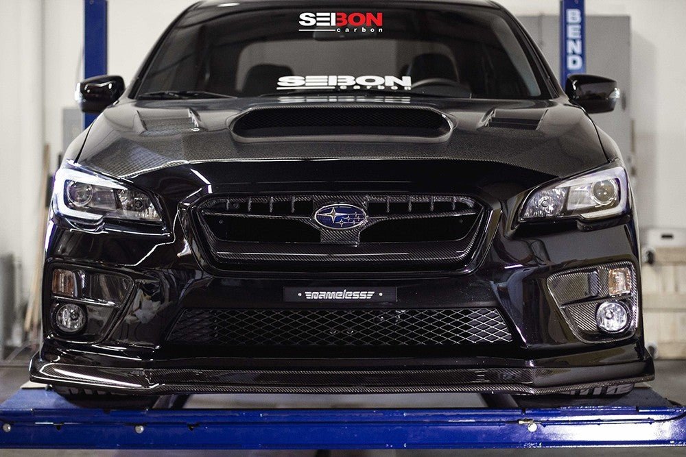 Seibon Carbon Fiber Grille (15 - 17 WRX/STi) - Seibon