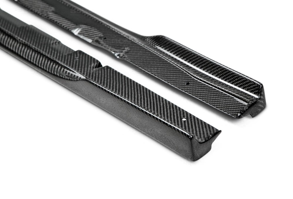 Seibon Carbon Fiber MB - Style Side Skirts (15 - 20 WRX/STI) - Seibon