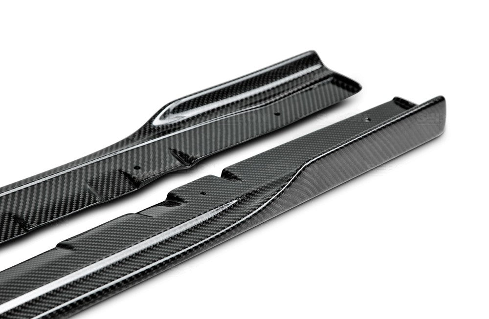 Seibon Carbon Fiber MB - Style Side Skirts (15 - 20 WRX/STI) - Seibon