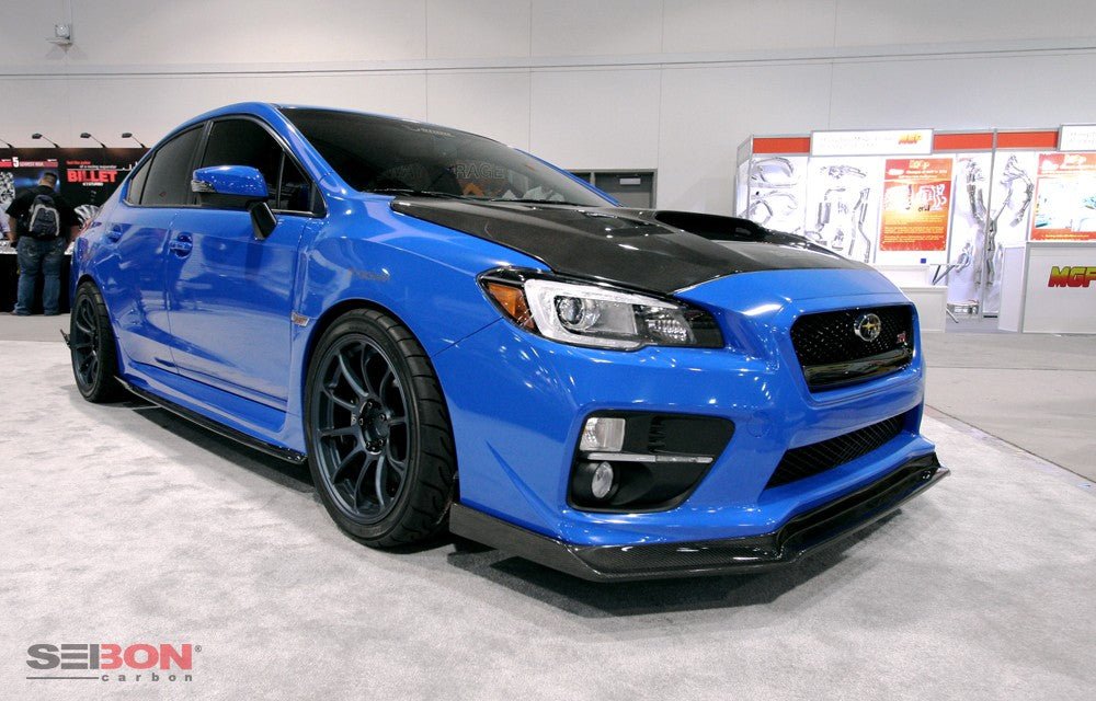 Seibon Carbon Fiber MB3 - Style Front Lip (15 - 17 WRX/STI) - Seibon