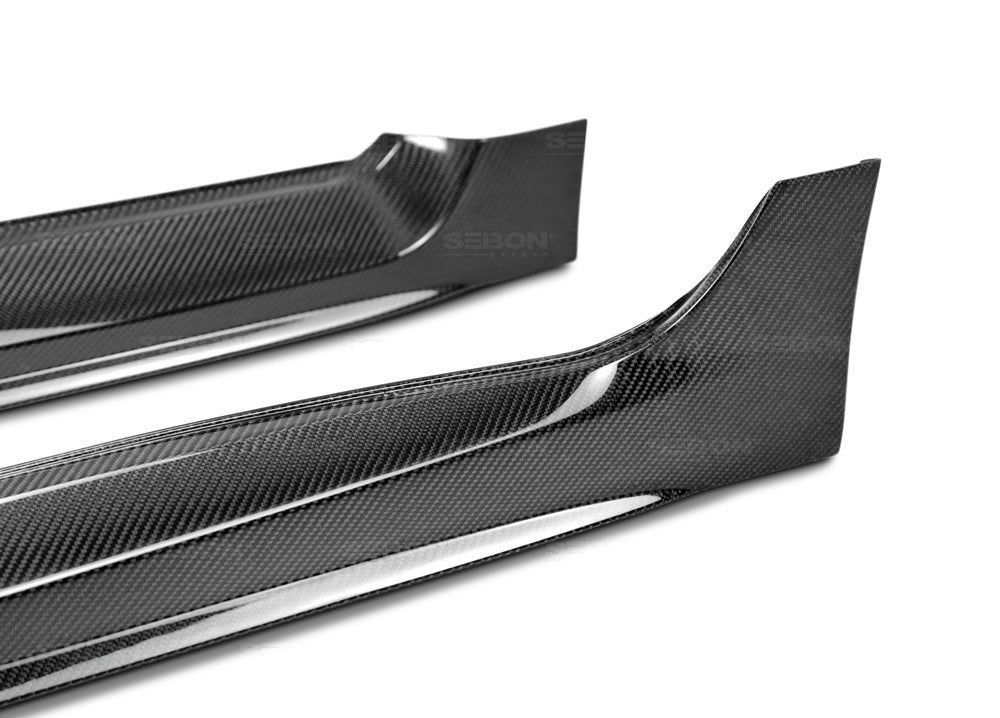 Seibon Carbon Fiber OEM - Style Side Skirts (15 - 20 WRX/STI) - Seibon