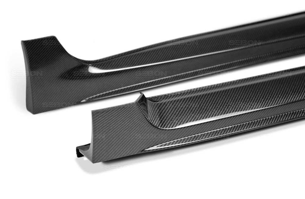 Seibon Carbon Fiber OEM - Style Side Skirts (15 - 20 WRX/STI) - Seibon