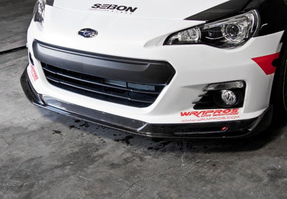 Seibon KC - Style Carbon Fiber Front Lip (BRZ) - Seibon