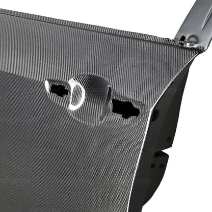 Seibon OE Style Gloss Carbon Fiber Front Doors (17+ Civic Type - R) - Seibon