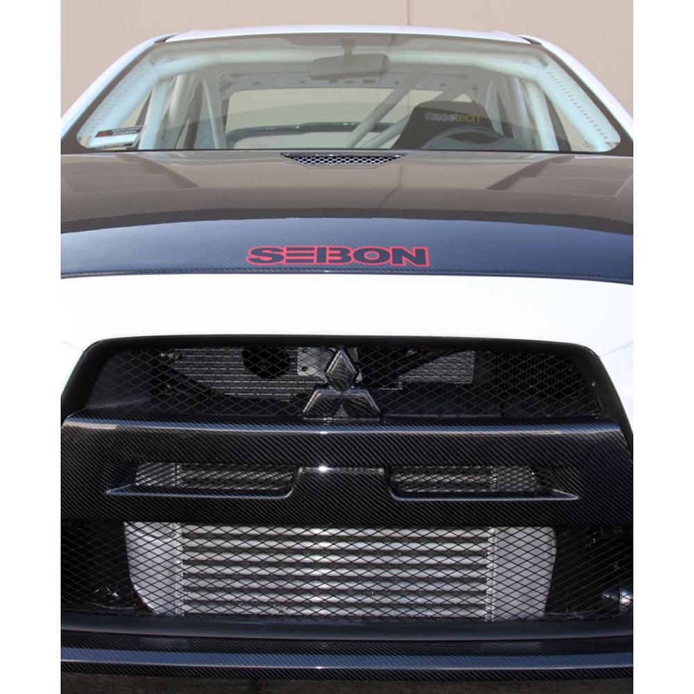 Seibon OEM - Style Carbon Fiber Grille (08 - 15 Evo X) - Seibon