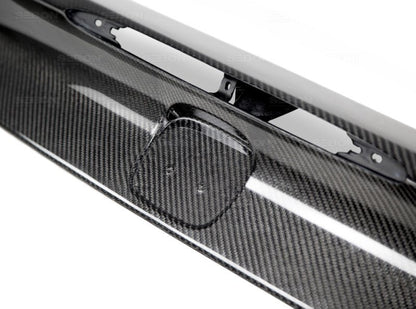 Seibon OEM - Style Carbon Fiber Trunk Garnish (14 - 15 Honda Civic Si) - Seibon