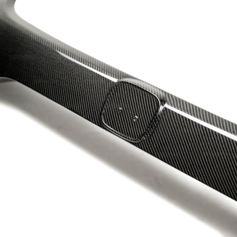 Seibon Rear License Trim (2017 Honda Civic Type - R) - Seibon