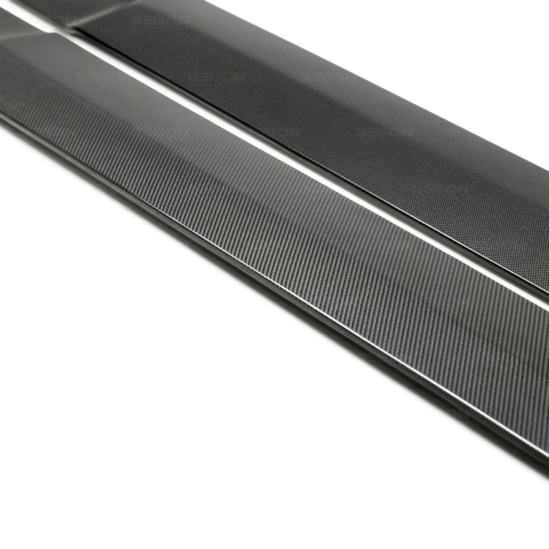 Seibon TB - Style Carbon Fiber Side Skirts (Infiniti Q60) - Seibon