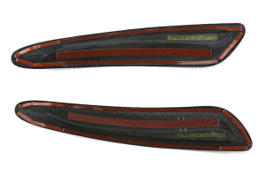 OLM LE Carbon Fiber Hood Duct Covers (MK5 Supra)