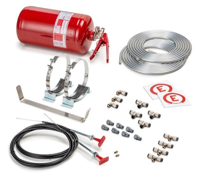 Sparco 4.25 Liter Electric or Mechanical Steel Extinguisher System - SPARCO